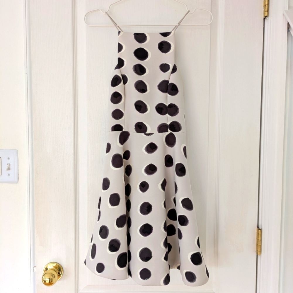 Keepsake The Label Black and White Polka Dot Dress